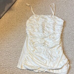 Express Cream Ruched Camisole